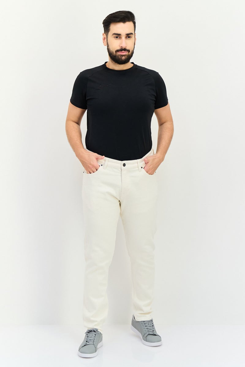 Celio جينز ضيق للرجال بملمس ناعم، كريمي - Image 4